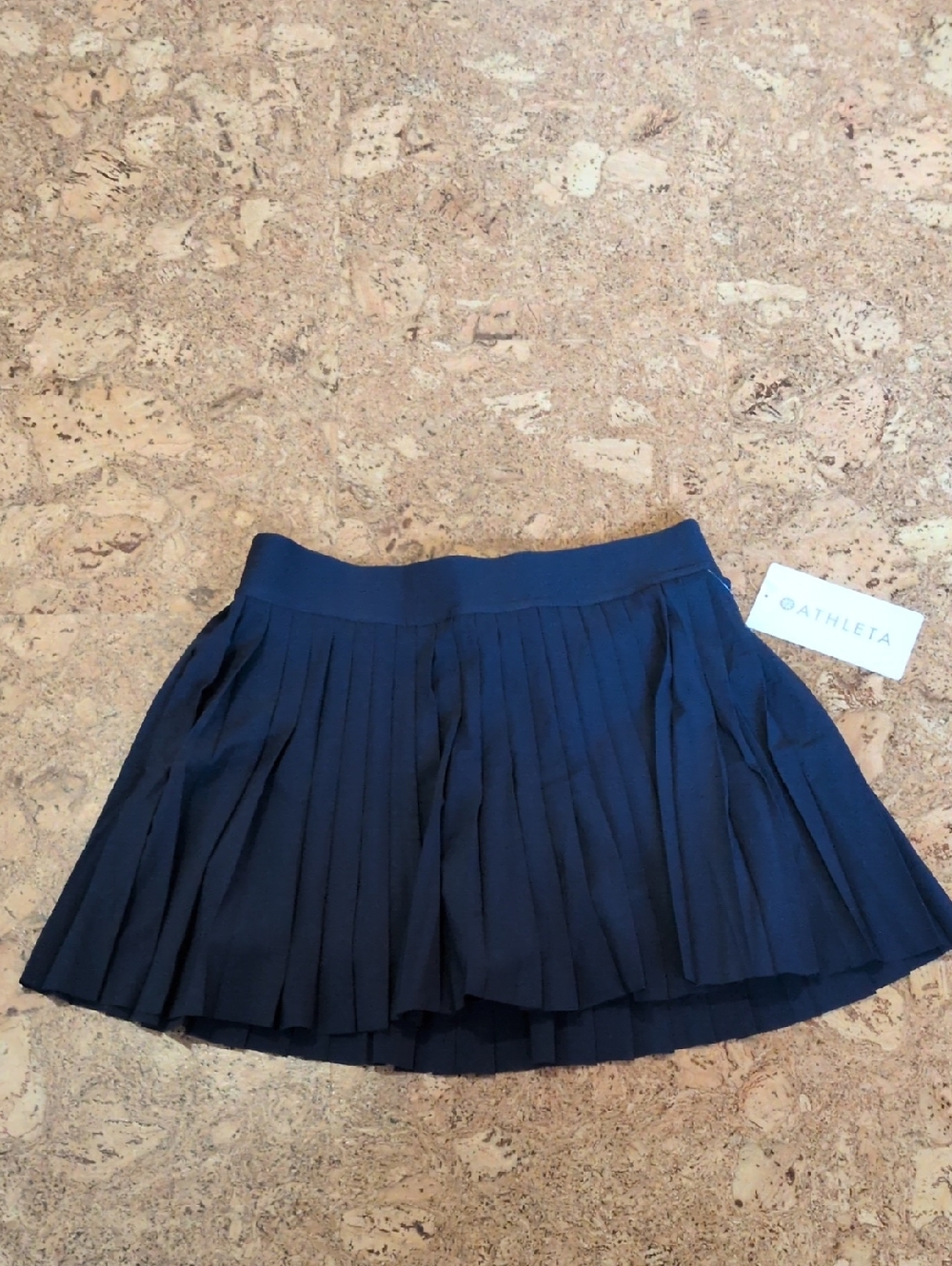 Athleta Navy Pleated Athletic Skirt